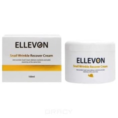 Ellevon - Крем для лица антивозрастной с экстрактом улитки Snail Cream, 100 мл