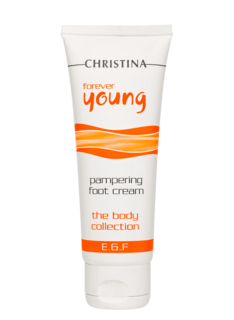 Christina - Смягчающий крем для ног Forever Young Pampering Foot Cream, 75 мл