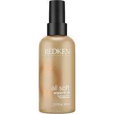 Redken - Аргановое масло для блеска и восстановления волос All Soft Argan-6 Oil, 90 мл (Баркета 6 шт)