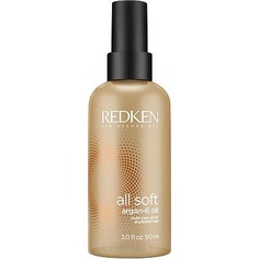 Redken - Аргановое масло для блеска и восстановления волос All Soft Argan-6 Oil, 90 мл (Баркета 6 шт)