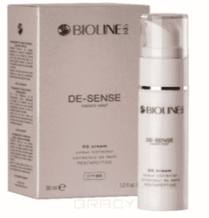 Bioline - Корректирующий цвет СС-крем с пептидами SPF 30, 30 мл