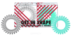 Invisibobble - Набор резинок для волос ORIGINAL Get in Shape, прозрачный/мятный, 2х3 шт