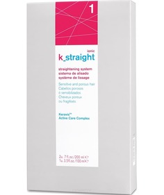 Lakme - Комплект для выпрямления волос K_Straight ionic &quot;1&quot; (Крем д/выпр.200мл, Бальз.нейтр.200мл, Лосьон термич.100мл)