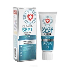 ClearaSept - Зубная паста Calcium Укрепление зубной эмали, 75 мл