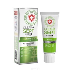 ClearaSept - Зубная паста HERBAL Лекарственные травы, 75 мл
