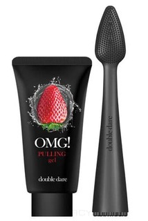 Double Dare OMG - Набор: пилинг-гель от чёрных точек и массажная щёточка I.M. Buddy Mini Brush