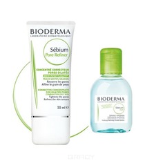 Bioderma - Концентрат для сужения пор Биодерма Себиум, 30 мл + Себиум вода, 100 мл