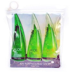 Holika Holika - Набор для ухода за лицом и телом с экстрактом Алоэ Jeju Aloe Face and Body Care Set, 3*55 мл