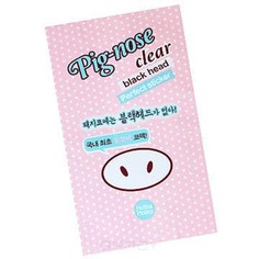 Holika Holika - Полоска для носа, очищающая Pignose clear black head Perfect sticker, 1 г