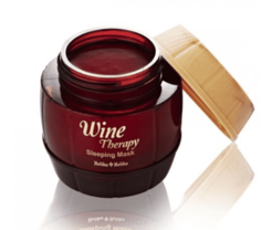 Holika Holika - Маска для лица ночная &quot;Красное вино&quot; Wine Therapy Sleeping Mask Red Wine, 120 мл