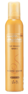 Flor de Man - Мусс для укладки волос с протеинами шелка &quot;МФ Кератин&quot; Keratin Silkprotein hair mousse, 300 мл