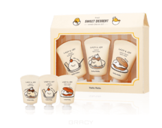 Holika Holika - Набор из 3 кремов для рук &quot;Гудетама Лэйзи энд Джой&quot; Gudetama LAZY & JOY The Sweet Dessert Hand Cream Set, 30мл+30мл+30мл