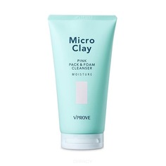 Vprove - Маска-пенка &quot;Микро Клэй&quot; с розовой глиной, увлажняющая Micro Clay Pink Pack & Foam Cleanser Moisture, 150 мл