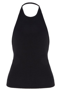 Черный хлопковый топ Alexanderwang.T