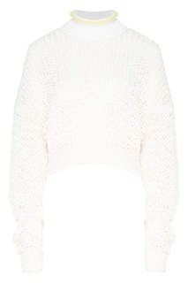 Фактурный белый свитер Alexanderwang.T