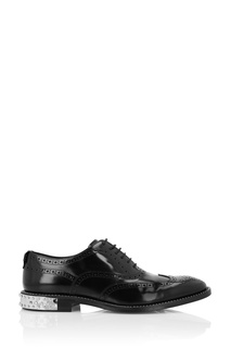 Черные туфли с перфорацией Philipp Plein