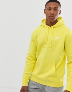 Худи желтого цвета Nike Club - Желтый
