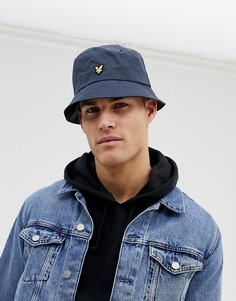 Темно-синяя панама Lyle & Scott - Синий