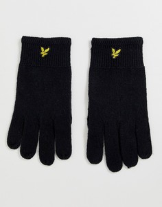 Перчатки в рубчик Lyle & Scott - Черный