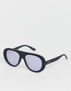 Большие солнцезащитные очки Quay Australia Bold Move - Черный