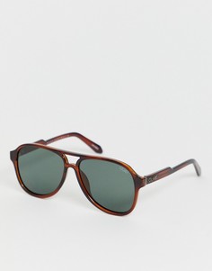 Солнцезащитные очки-авиаторы Quay Australia - Коричневый