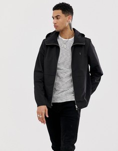 Черная легкая куртка с капюшоном AllSaints - Черный