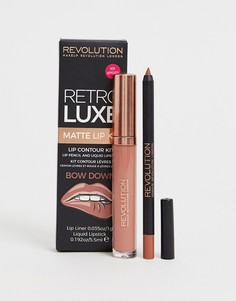 Карандаш для губ и помада Revolution Retro Luxe - Розовый