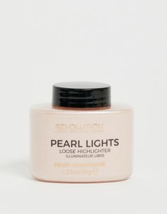 Рассыпчатая пудра-хайлайтер Revolution Pearl Lights - Peach - Розовый