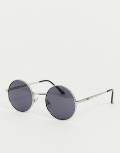 Черные круглые солнцезащитные очки Vans Gundry - Черный