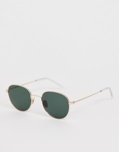 Круглые солнцезащитные очки Monokel Eyewear Rio - Золотой