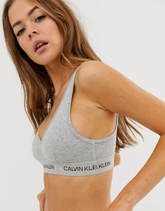 Серый бралетт Calvin Klein Statement 1981 - Серый