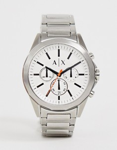 Наручные часы с хронографом Armani Exchange AX2624 Drexler 44 мм - Серебряный