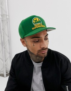 Зеленая флисовая бейсболка Mitchell & Ness Seattle Supersonics - Зеленый