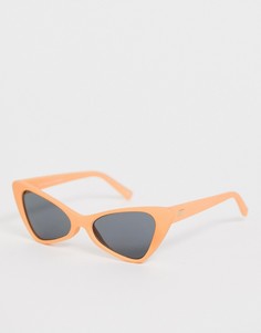 Солнцезащитные очки кошачий глаз в оранжевой оправе Le Specs On The Hunt - Оранжевый