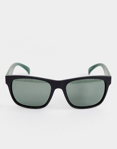 Черные поляризационные солнцезащитные очки в квадратной оправе Esprit - Черный