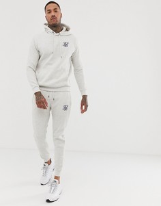 Белые меланжевые джоггеры SikSilk - Белый