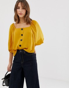 Блузка горчичного цвета New Look - Желтый