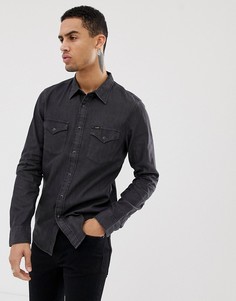 Джинсовая рубашка в стиле вестерн Lee Jeans - Черный