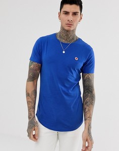 Синяя футболка с вышивкой Religion - Синий