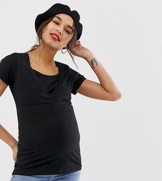 Черная футболка для кормления New Look Maternity - Черный