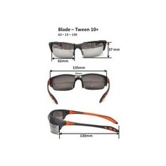 Cолнцезащитные очки Real Kids для тинейджеров Blade графит/оранж (10BLDGROR)