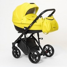 Коляска 2 в 1 Mr Sandman Oblivion 100% Эко кожа Желтый KMSO100-090007