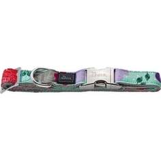 Ошейник Hunter Collar Rose ALU-Strong S/15 (30-45см) нейлон с металлической застежкой мотив розы для собак