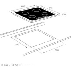 Индукционная варочная панель Teka IT 6450 IKNOB
