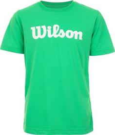 Футболка для мальчиков Wilson Team Script Tech Tee, размер 124-137