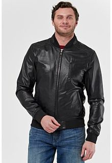 Кожаный бомбер Jorg Weber