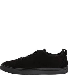 Кеды черного цвета из нубука Low Leather Sneaker 2 Affex