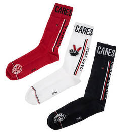 Комплект из трех пар хлопковых носков Tommy Hilfiger