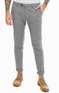 Зауженные брюки в клетку Cinque