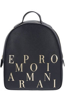 Рюкзак в городском стиле с металлическим декором Emporio Armani